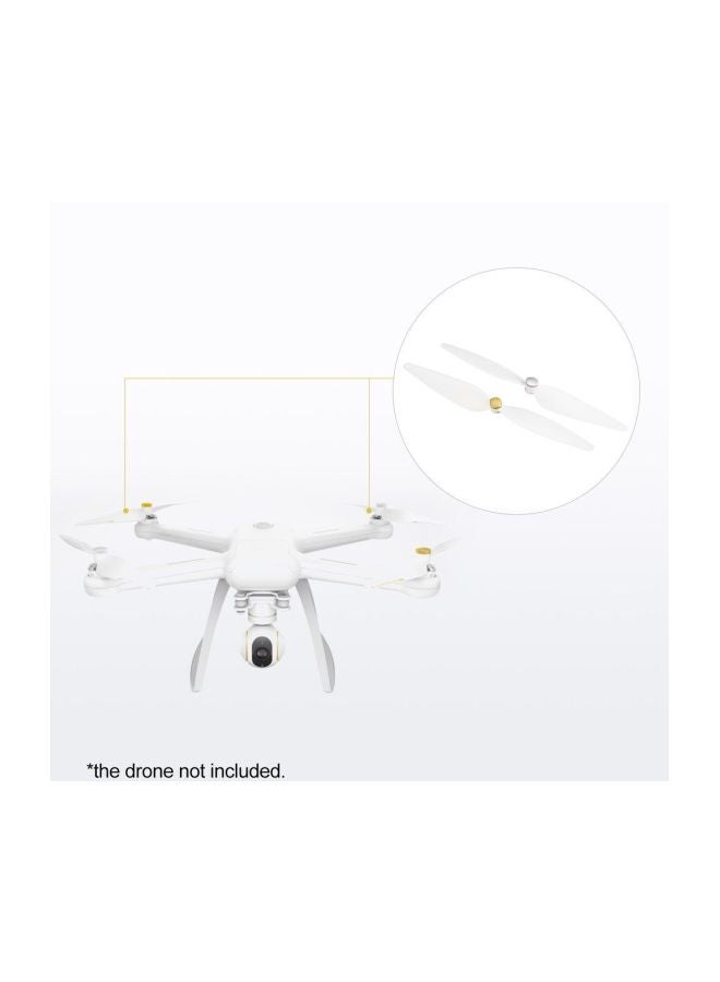 Generic - 4-Piece CW CCW Propeller Set For RC Xiaomi 4K Drone White - Image 1