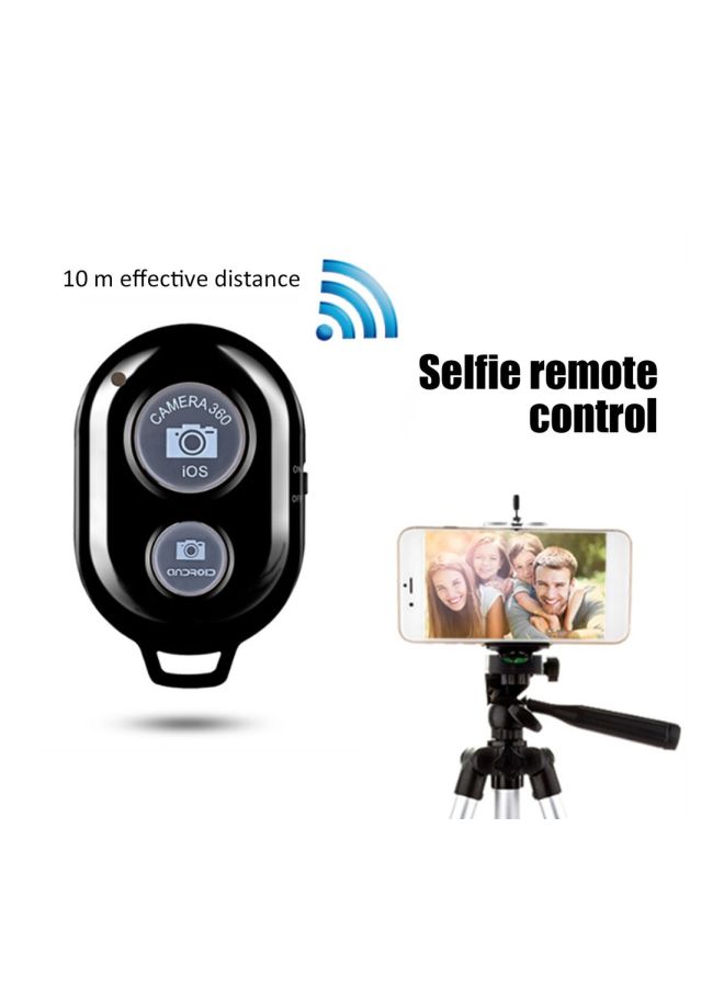 Generic - Bluetooth Remote Shutter For Apple iPhone/Android/Windows Mobile Cameras Black - Image 1