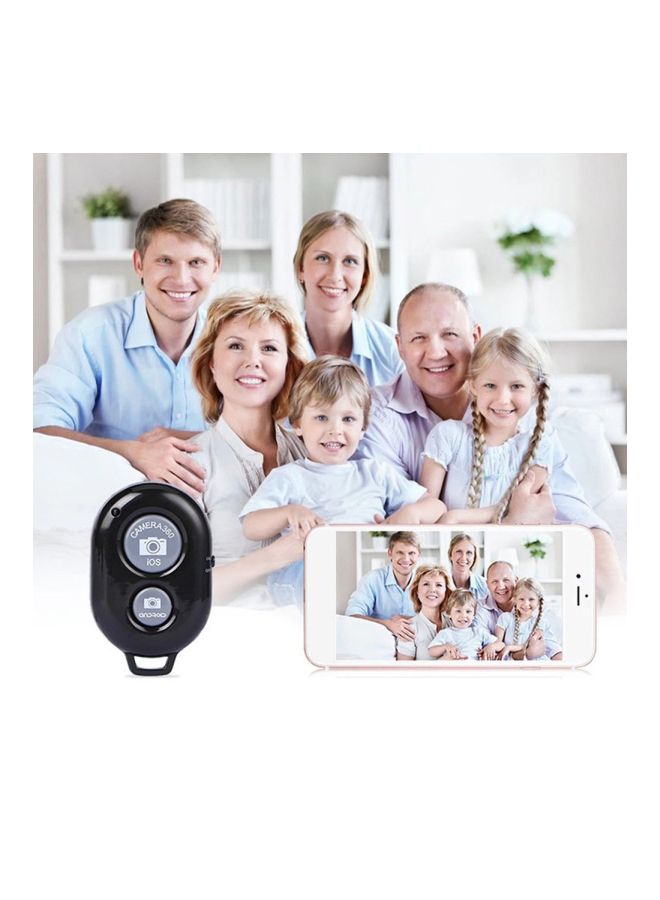 Generic - Bluetooth Remote Shutter For Apple iPhone/Android/Windows Mobile Cameras Black - Image 1