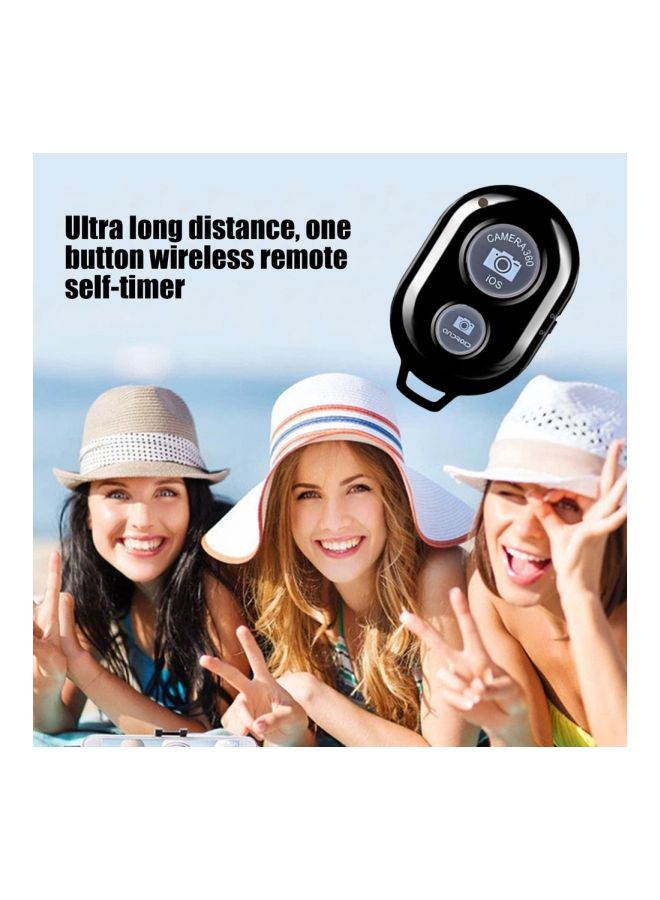 Generic - Bluetooth Remote Shutter For Apple iPhone/Android/Windows Mobile Cameras Black - Image 1