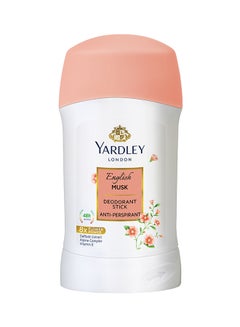 Yardley English Musk Anti Perspirant Stick 40grams  - Image 1
