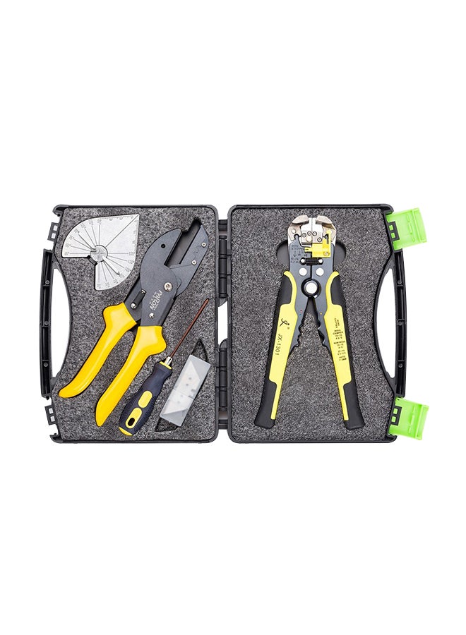Multifunctional Professional Cutting Pliers and Stripping Pliers Kit Yellow/Black 23.5cm