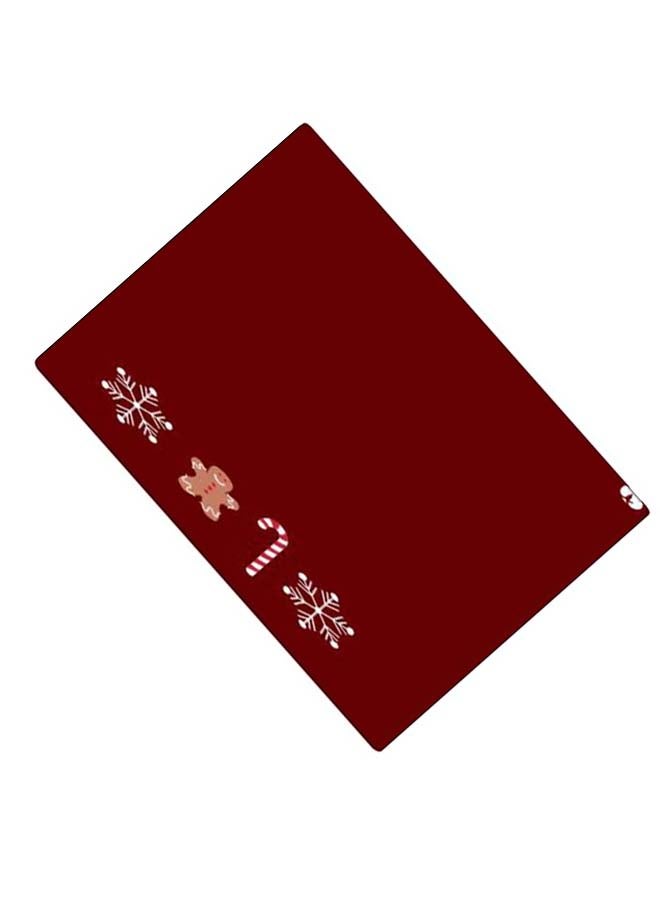 BP Printed Anti-Slip Gaming Mouse Pad Dark Red/White - Image 2