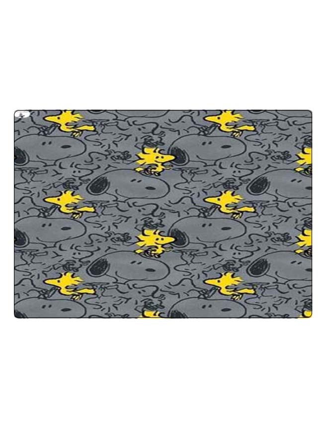 BP Printed Anti-Slip Gaming Mouse Pad Grey/Yellow - Image 1