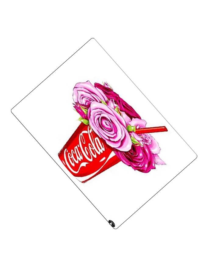BP Printed Anti-Slip Gaming Mouse Pad White/Pink/Red - Image 2