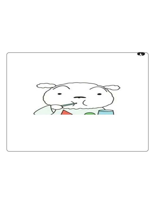 BP Printed Anti-Slip Gaming Mouse Pad White/Blue - Image 1