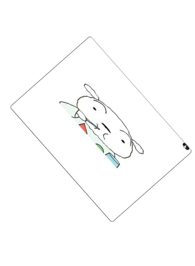 BP Printed Anti-Slip Gaming Mouse Pad White/Blue - Image 2