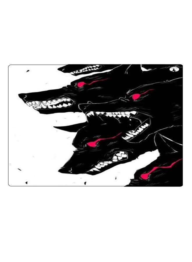 BP Printed Anti-Slip Gaming Mouse Pad Black/White/Pink - Image 1