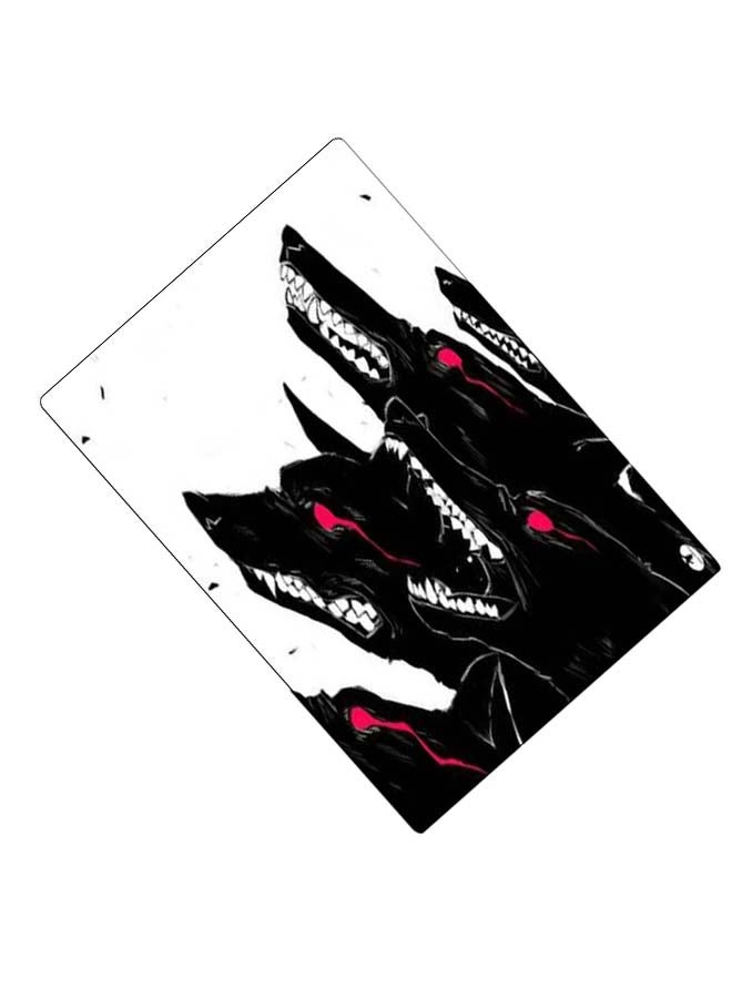 BP Printed Anti-Slip Gaming Mouse Pad Black/White/Pink - Image 2