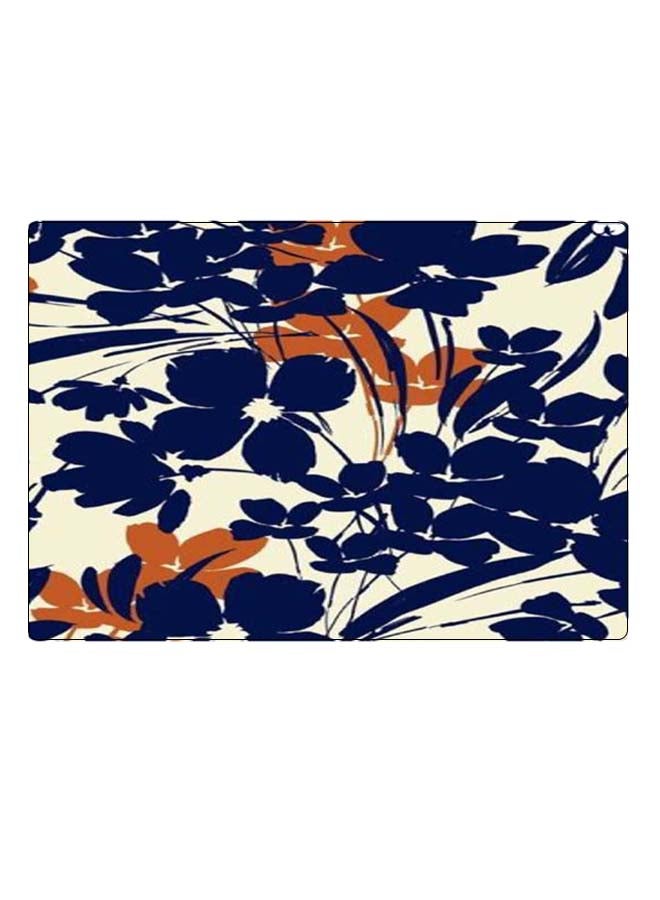 BP Printed Anti-Slip Gaming Mouse Pad White/Blue/Orange - Image 1