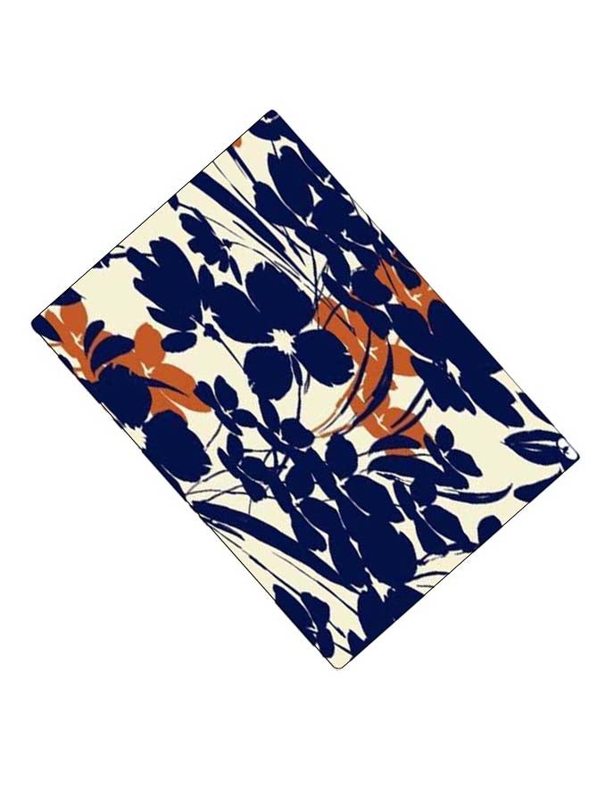 BP Printed Anti-Slip Gaming Mouse Pad White/Blue/Orange - Image 2