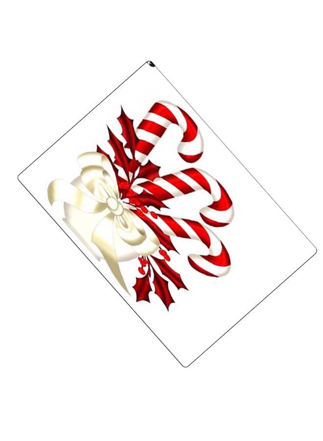 BP Printed Anti-Slip Gaming Mouse Pad White/Red/Beige - Image 2