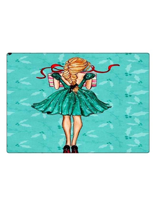BP Printed Anti-Slip Gaming Mouse Pad Green/Beige/Red - Image 1