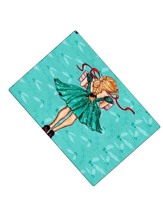 BP Printed Anti-Slip Gaming Mouse Pad Green/Beige/Red - Image 2