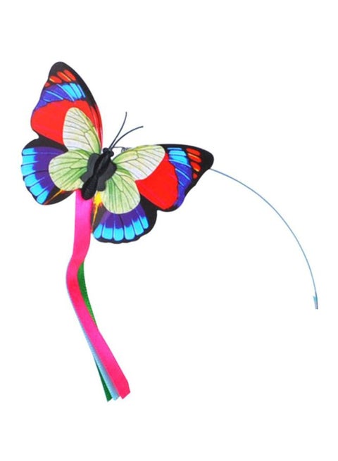 Electric Rotating Butterfly Cat Toy Multicolour 1.2x1.2x0.6inch