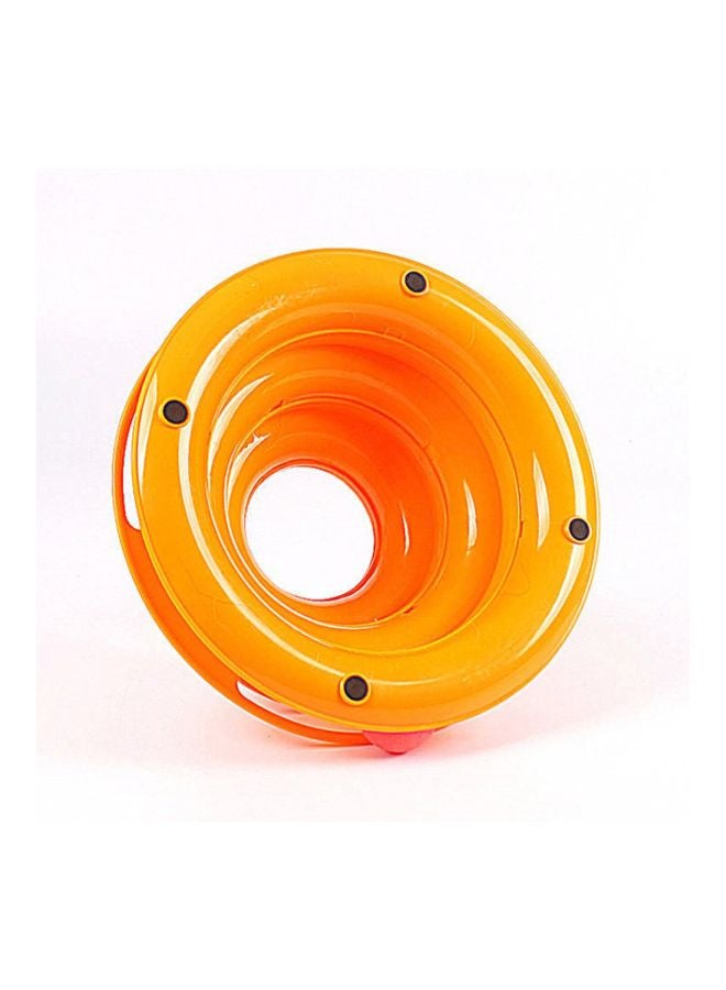 Three Layer Carousel Cat Toy Orange/Blue/Pink - Image 4