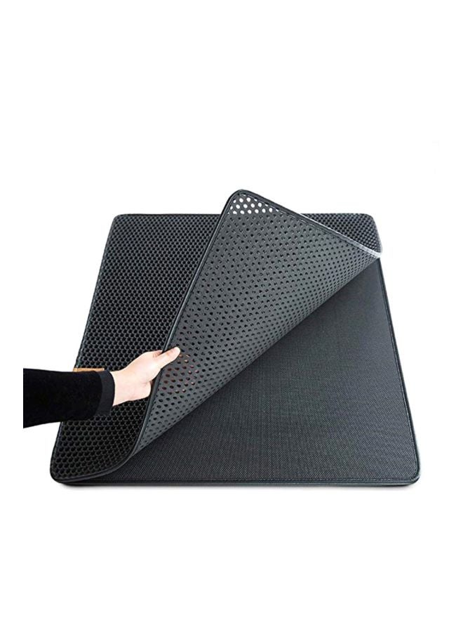 Non-Slip Double-Layer Mat Black 40x50cm - Image 5