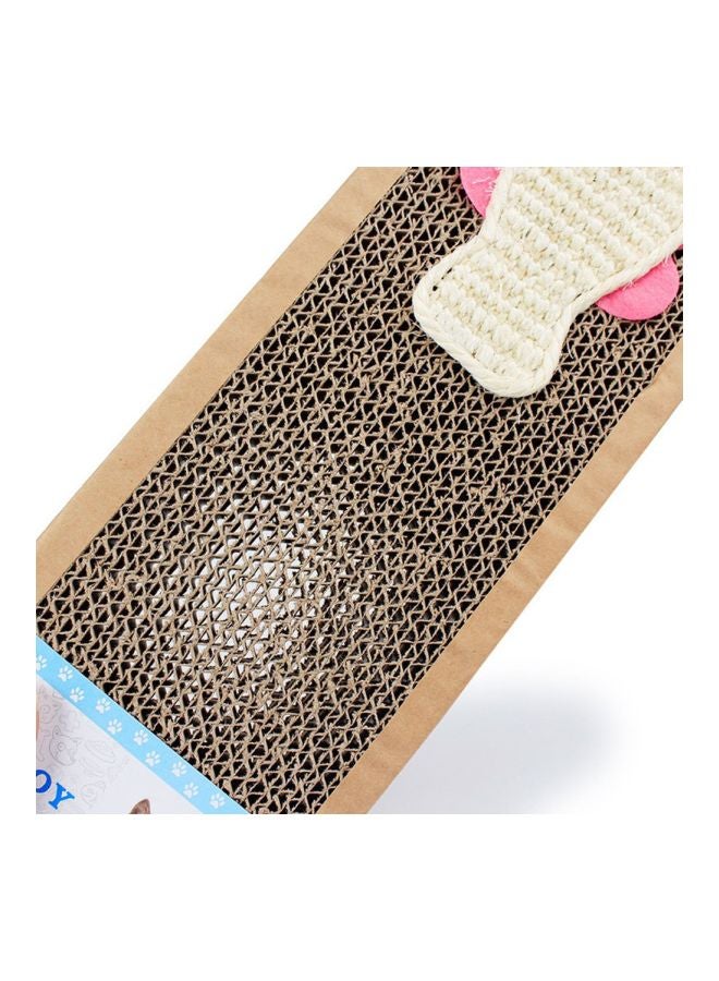 Cat Scratch Board Beige 37x12x2cm - Image 2