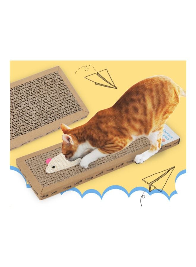 Cat Scratch Board Beige 37x12x2cm - Image 5