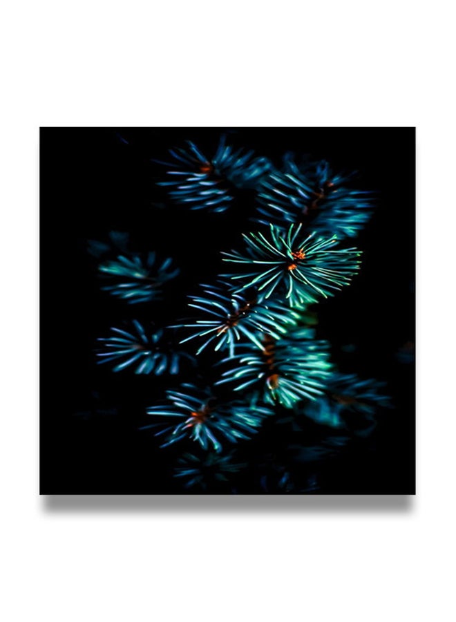 Decorative MDF Wall Art Painting Green/Black/Blue 30 x 30cm