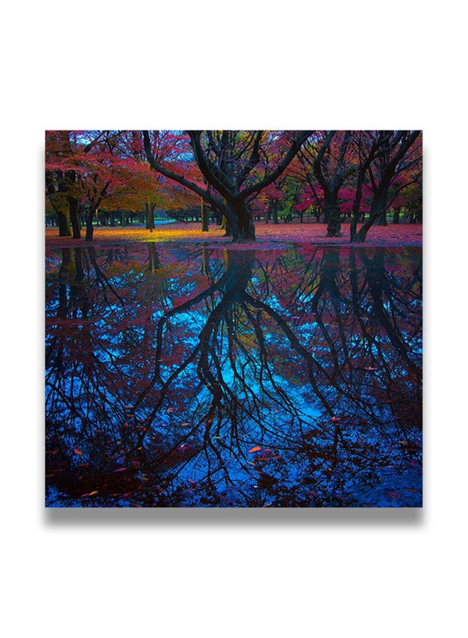 Decorative MDF Wall Art Painting Multicolour 30 x 30cm
