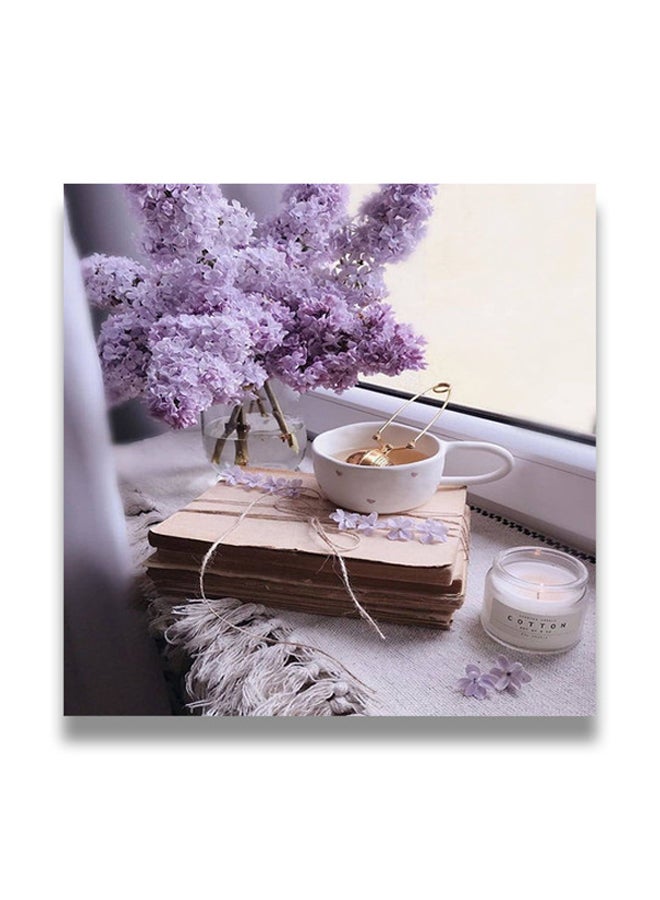 Decorative MDF Wall Art Painting Multicolour 30 x 30cm