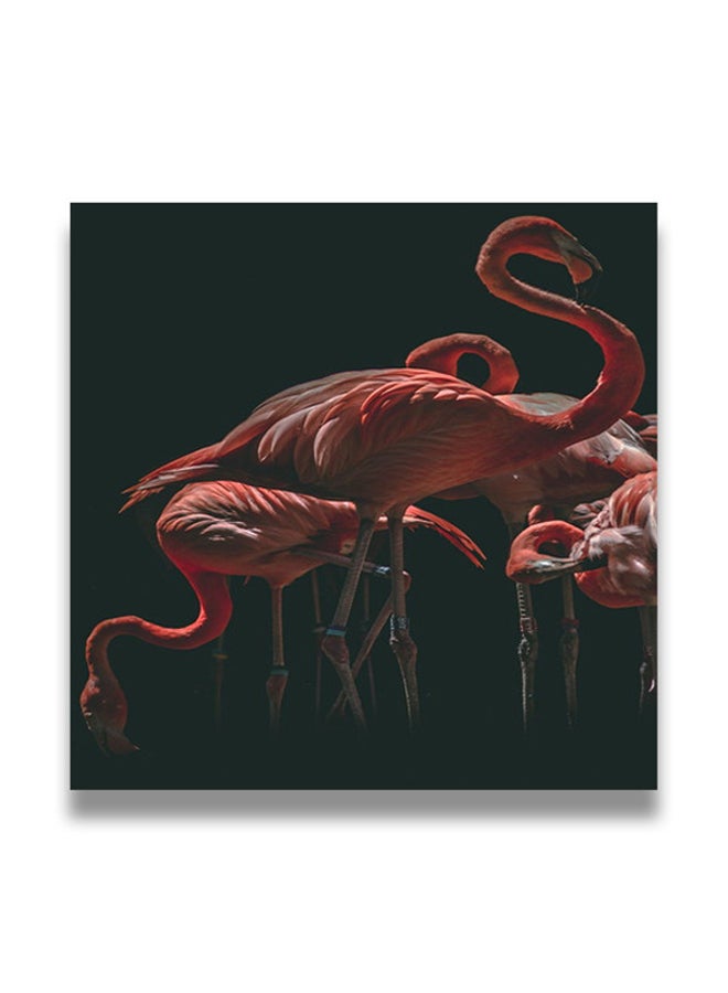 Decorative MDF Wall Art Painting Multicolour 30 x 30cm