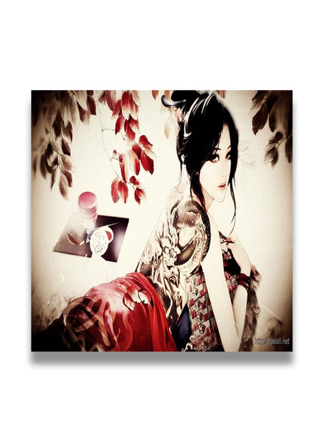 Decorative MDF Wall Art Painting Multicolour 30 x 30cm