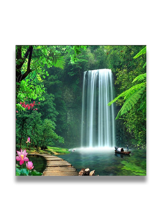 Decorative MDF Wall Art Painting Multicolour 30 x 30cm