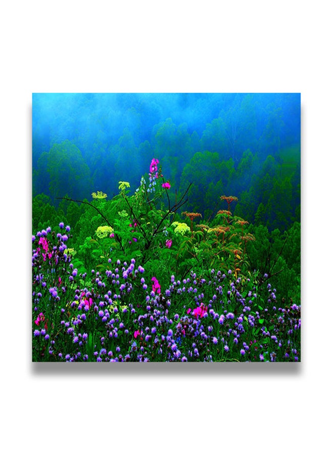 Decorative MDF Wall Art Painting Multicolour 30 x 30cm