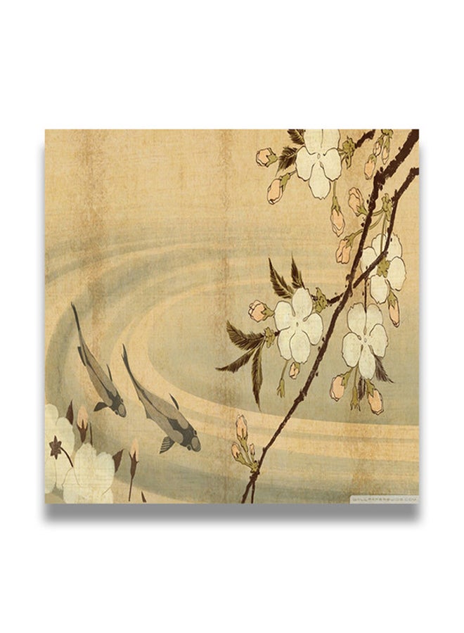 Decorative MDF Wall Art Painting Multicolour 30 x 30cm