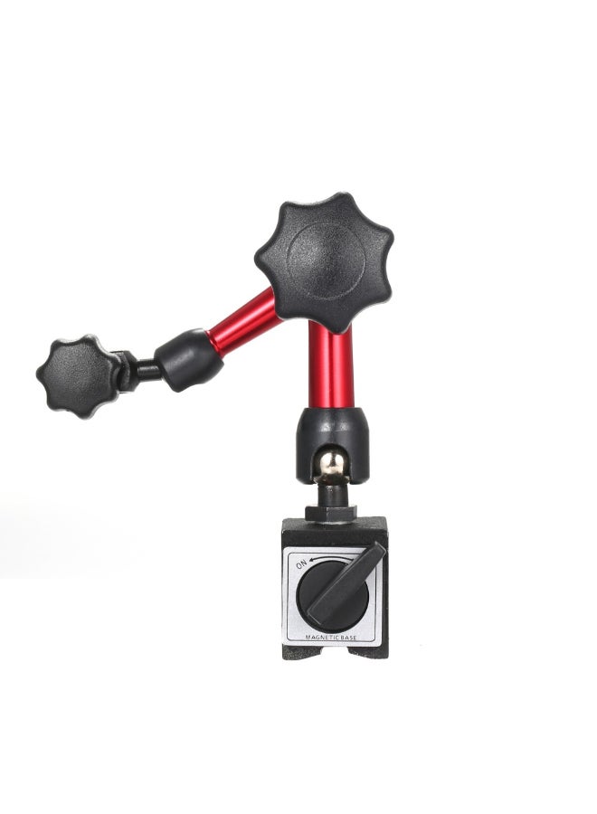 Magnetic Base Flexible Bracket Tool With Double Adjustable Pole Red/Black 13.5cm - Image 2