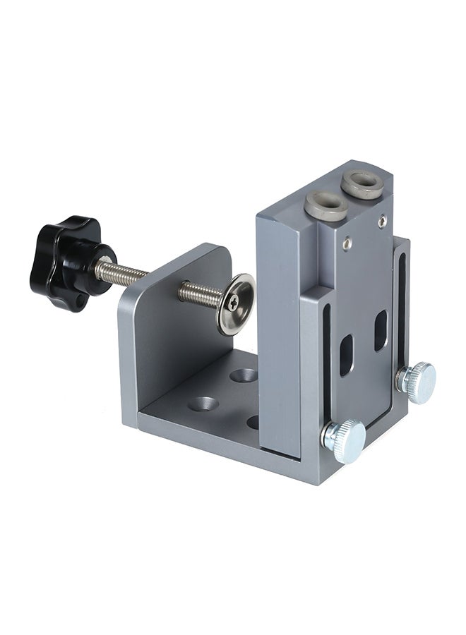 Generic Pocket Hole Drilling Guide Kit Grey 103 x 89 x 64mm  - Image 1