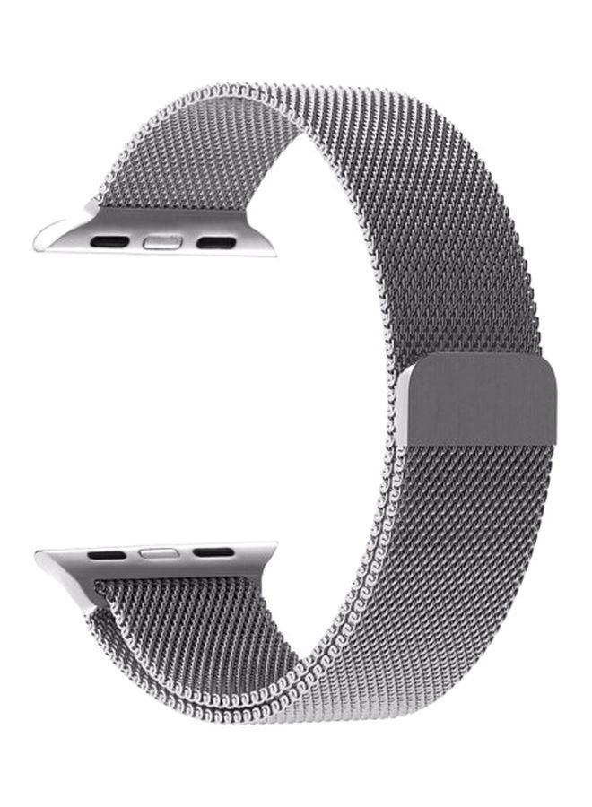 MARGOUN - Replacement Band For Apple Watch 38/40m Silver - Image 1