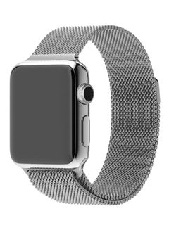 MARGOUN Replacement Band For Apple Watch 38/40m Silver  - Image 2