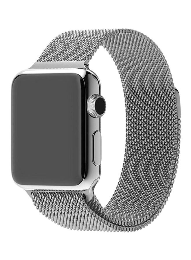 MARGOUN - Replacement Band For Apple Watch 38/40m Silver - Image 1