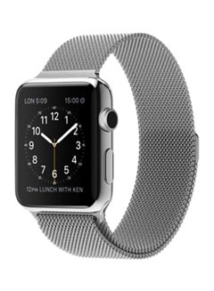 MARGOUN Replacement Band For Apple Watch 38/40m Silver  - Image 3