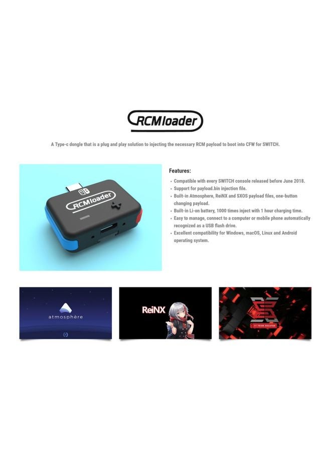 RCM Wired Loader For NS Switch  - Image 3