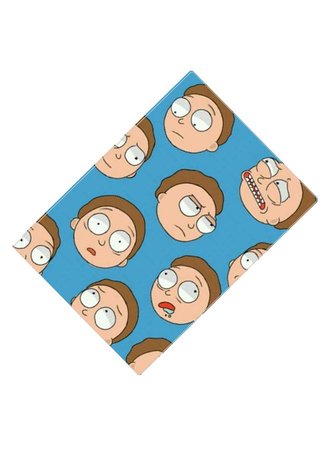 بي بي لوحة ماوس ألعاب بتصميم مضادة للانزلاق وبنمط مطبوع أزرق/ بني/ بيج - Image 2