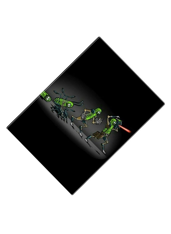 بي بي لوحة ماوس ألعاب بتصميم مضادة للانزلاق وبنمط مطبوع أسود / رمادي / أخضر - Image 2