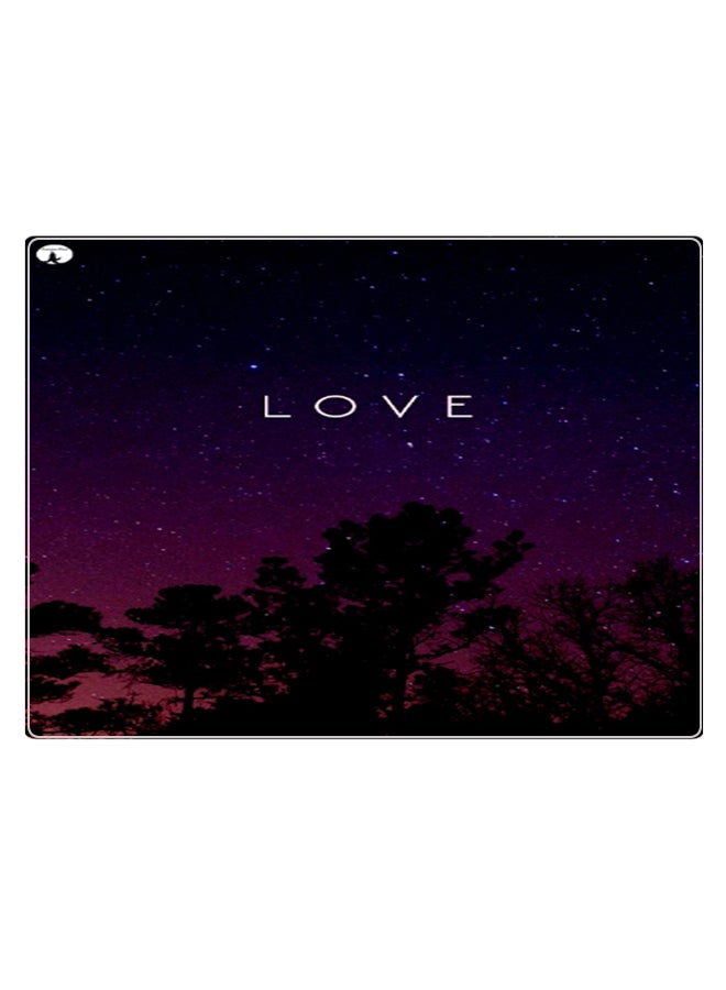 BP Printed Anti-Slip Gaming Mouse Pad Purple/Brown/Black - Image 1