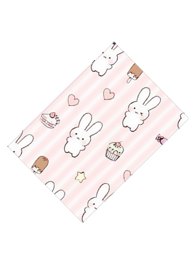 BP Printed Anti-Slip Gaming Mouse Pad Pink/White/Brown - Image 2