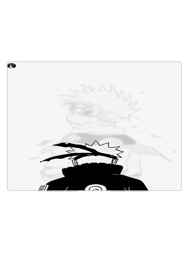 BP Printed Anti-Slip Gaming Mouse Pad White/Black/Grey - Image 1