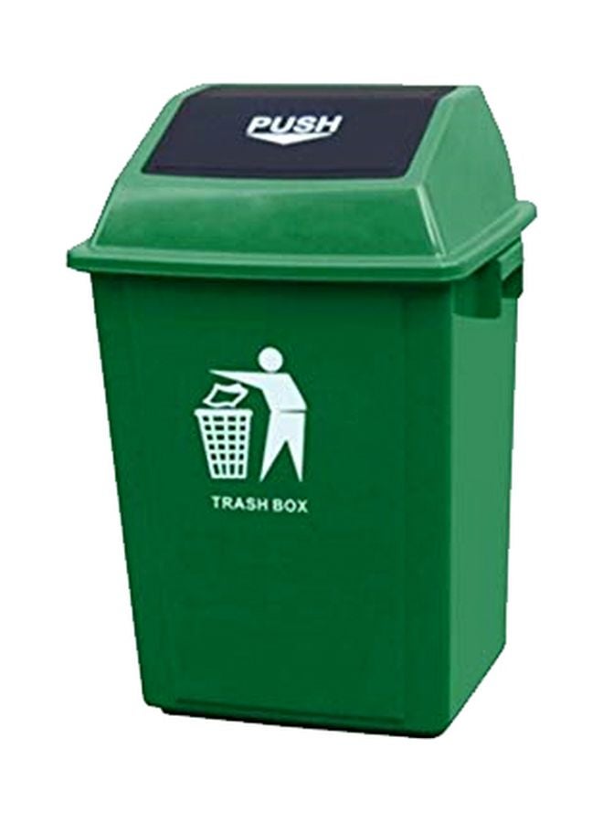 Generic Garbage Can With Pedal Green 25Liters 