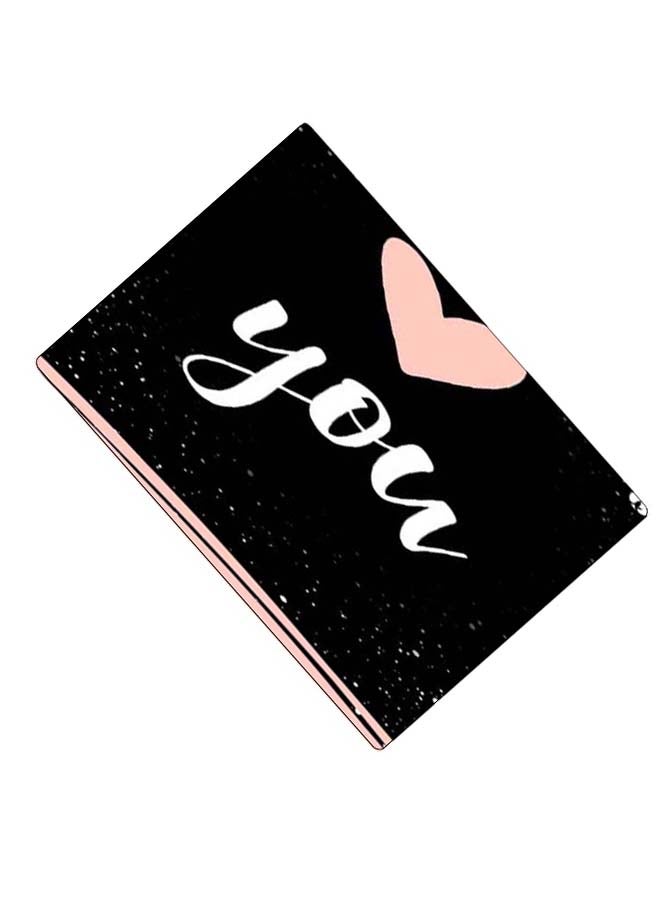 بي بي لوحة ماوس ألعاب بتصميم مضادة للانزلاق وبنمط مطبوع اسود/أبيض/زهري - Image 2