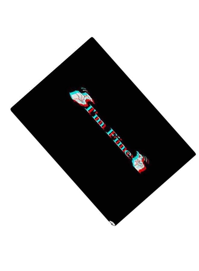 BP Printed Anti-Slip Gaming Mouse Pad Black/White - Image 2