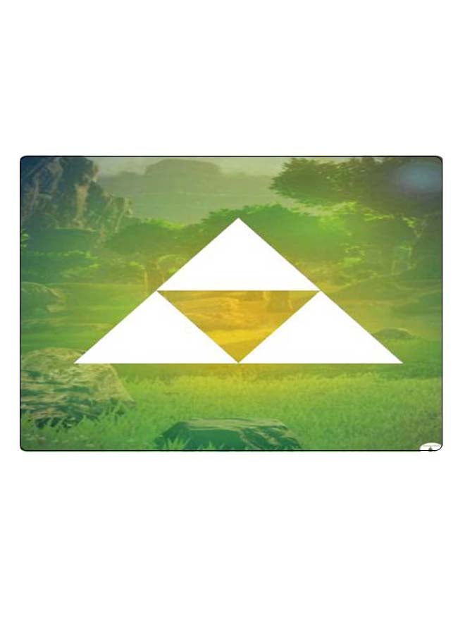 BP Printed Anti-Slip Gaming Mouse Pad Green/White/Yellow - Image 1