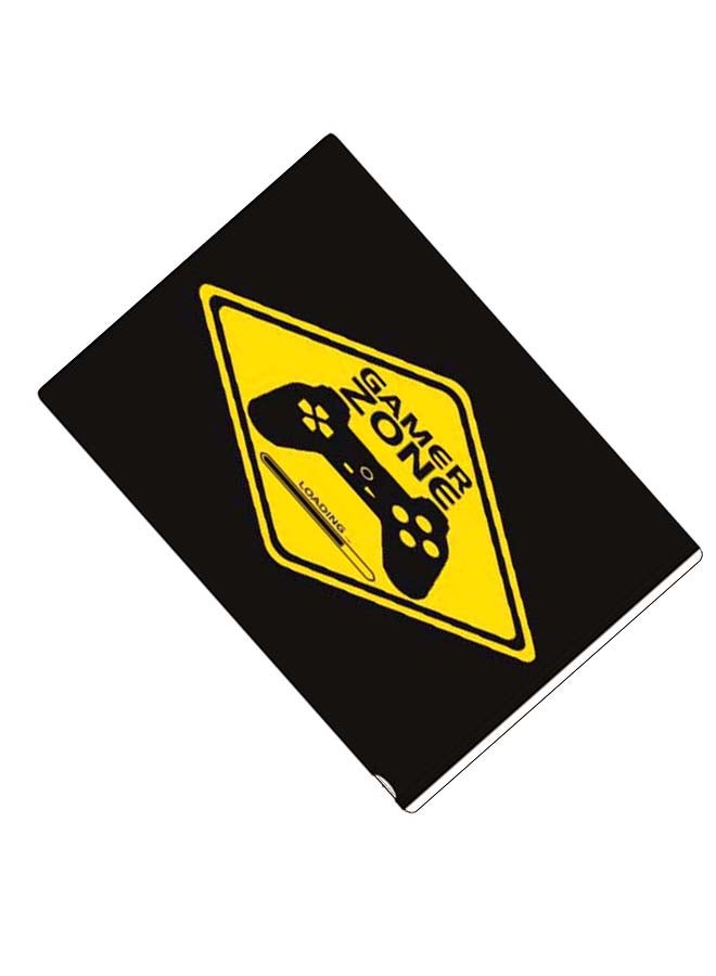 BP Printed Anti-Slip Gaming Mouse Pad Black/Yellow - Image 2