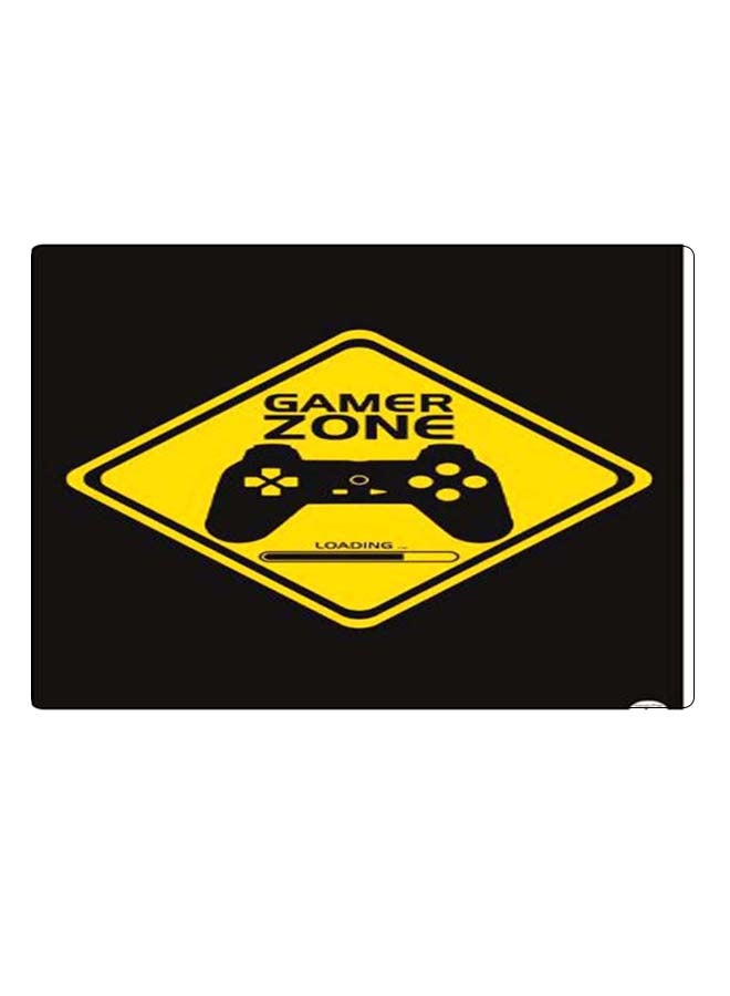 BP Printed Anti-Slip Gaming Mouse Pad Black/Yellow - Image 1