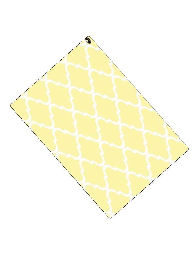 BP Printed Anti-Slip Gaming Mouse Pad Yellow/White - Image 2